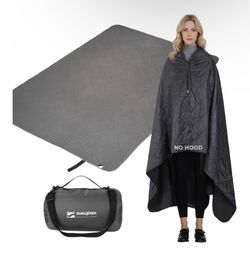 DUKUSEEK Waterproof Stadium Blanket, Outdoor Blankets Waterproof Windproof for Cold Weather, Emergen