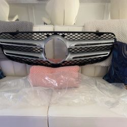 2015-2019 Mercedes X253 Silver Diamond Grill