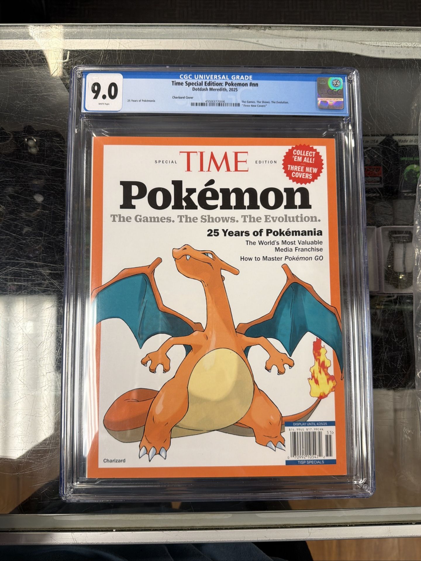 Time Pokemon Magazine Graded
