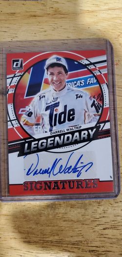 Darrell Waltrip Autograph Card
