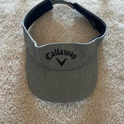 Callaway Golf Visor Adjustable Gray and Black