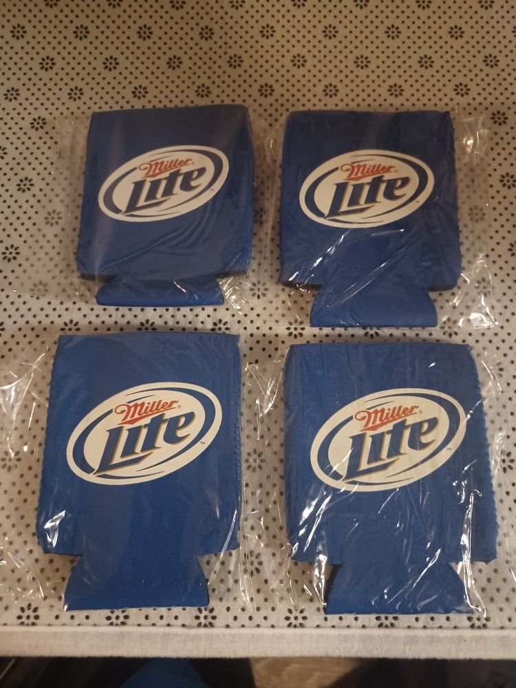Miller Lite Blue Can Coozie