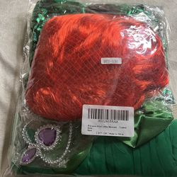 Traje De Ariel Ya Sea Para Cumpleaños O Disfraz Nuevo 