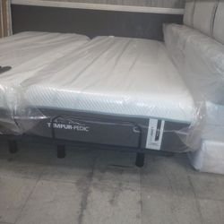 🔥🔥🔥 $1,499 California King Split Tempur-pedic Proadapt Medium Hybrid Technology With Split Adjustable Casper Base $1,499 🔥🔥🔥