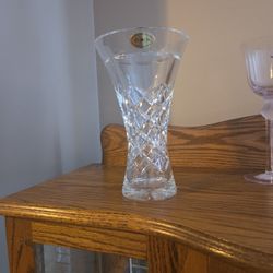 9 Inch 24%lead Crystal Vase