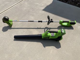 Greenworks 40V Trimmer And Blower