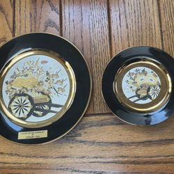 2 Vintage Imperial Chokin limited Edition Plates