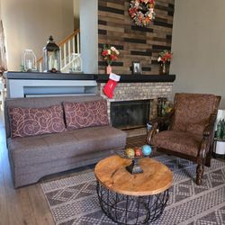 Small Living Room Set With Pull-Out Bed