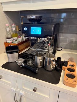 Breville Barista Touch Espresso Machine, Black Truffle with all accessories