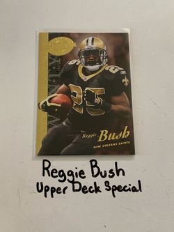 Reggie Bush New Orleans Saints RB Upper Deck Short Print Special Card.