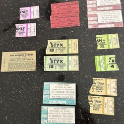 Old Ticket Stubs