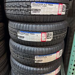 New Falken 225/65R17 Wildpeak A/T Trail Tires