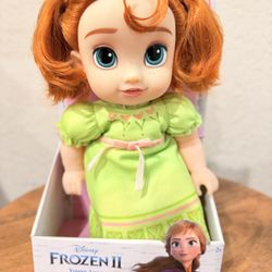 NEW FROZEN II young Anna Doll 