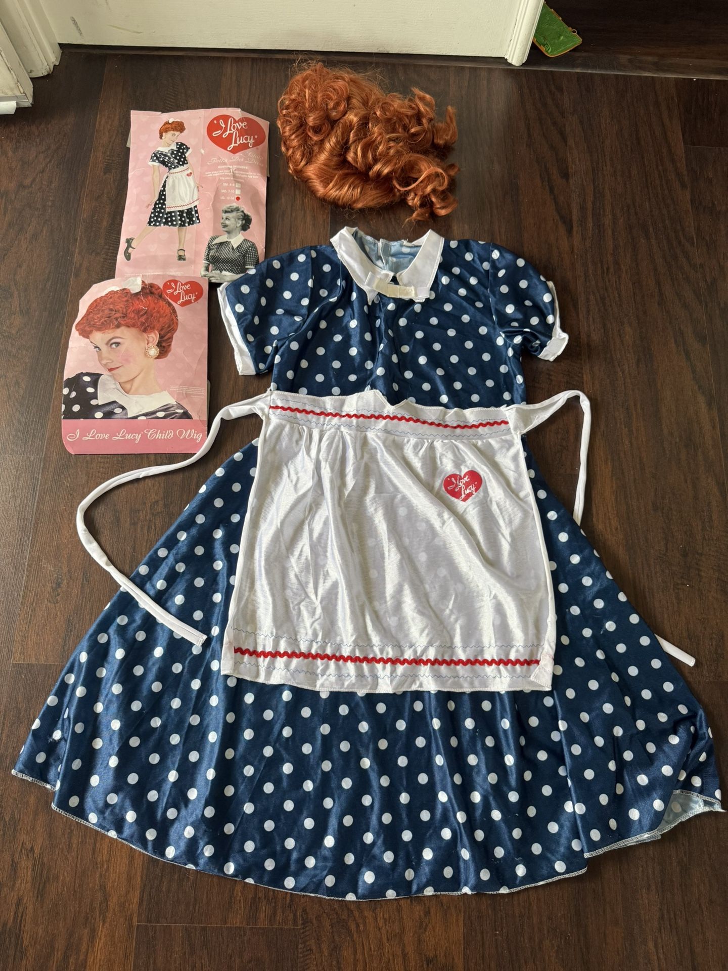 Women Costume-I Love Lucy Polka Dot Dress Adult Costume