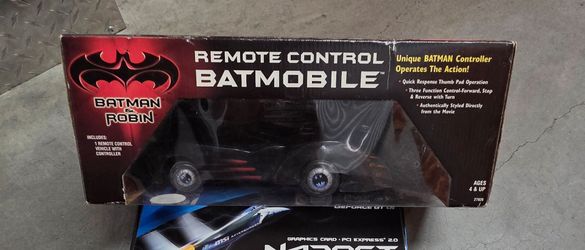 Batman & Robin Remote Control Batmobile (New in Box)