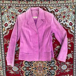I.E. Purple Suede Jacket
