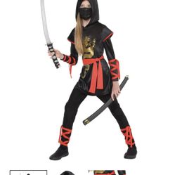 HALLOWEEN GIRL NEW! DRAGON NINJA(8-10)🎃🥷