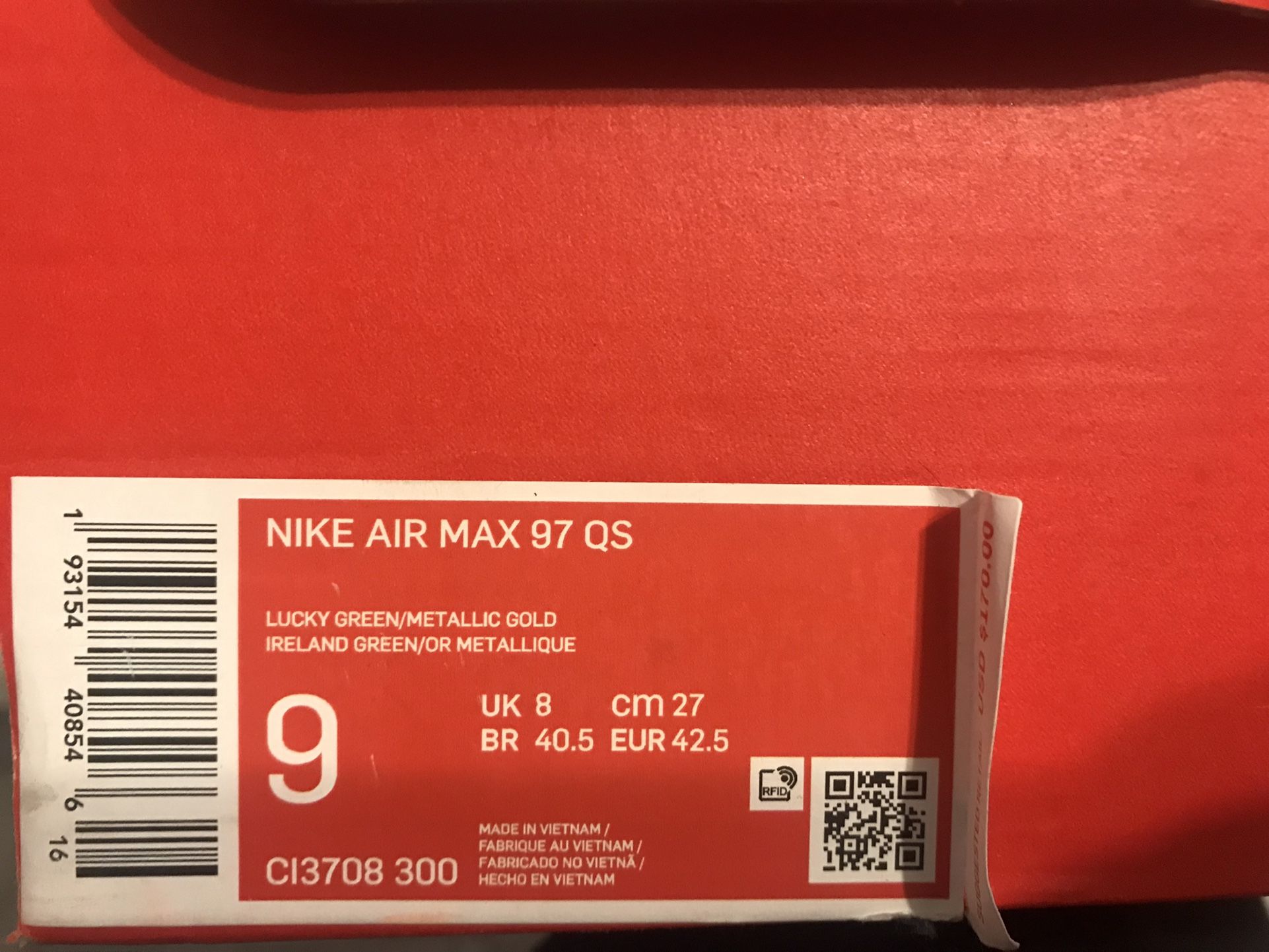 Air Max 97 Lucky Green - Main Image