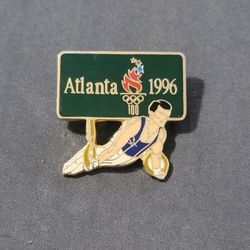 Vtg 1996 Atlanta Olympics Gymnastics Lapel Pin