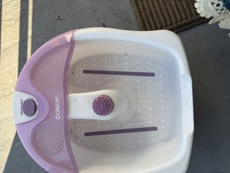 Kids Foot Spa Bath - White & Light Purple