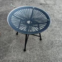 Small Round Glass Table