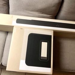 Brand New Sealed Includes Warranty! Sonos Arc Ultra (black) + Sonos Sub4 (black)