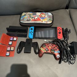 Nintendo Switch V1 Neon Blue / Red