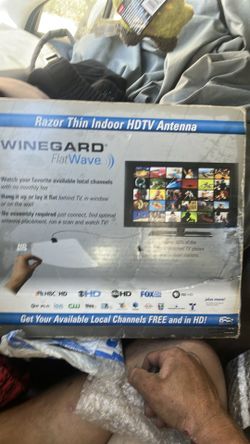 Television Antenna Razor Thin HDTV Antenna