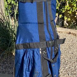 Club Glove Large Pro Size Golf Travel Bag Navy Blue Excellent Condition