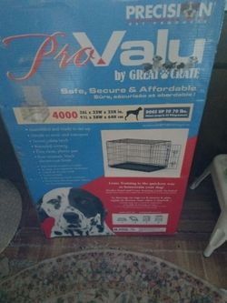 Large dog kennel