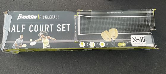 Half Court Pickle Ball Set