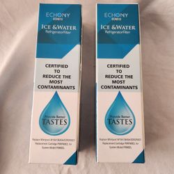 Echony ECN513 WHIRLPOOL W10413645A/EDR2RRXDQ P9RFWB2L P9WB2L ICE WATER REFRIGERATOR FILTERS 2 PCS