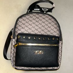 XOXO Small Backpack - Black / Gray
