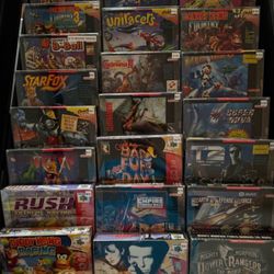 Super Nintendo and N64 Boxed Complete Video Games 