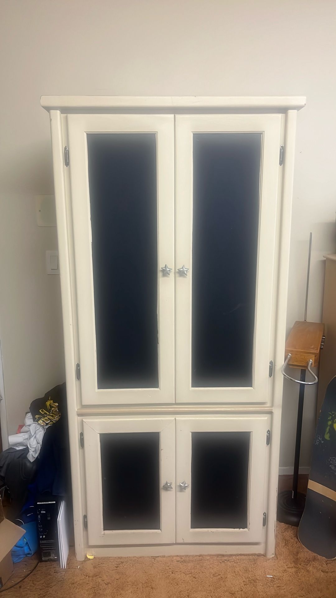 Armoire with Chalkboard
