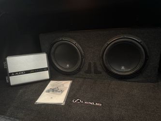 JL Audio 10’ W3 Subs + JX1000/1D Amp