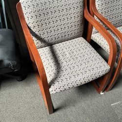 Wood Arm Guest Chairs