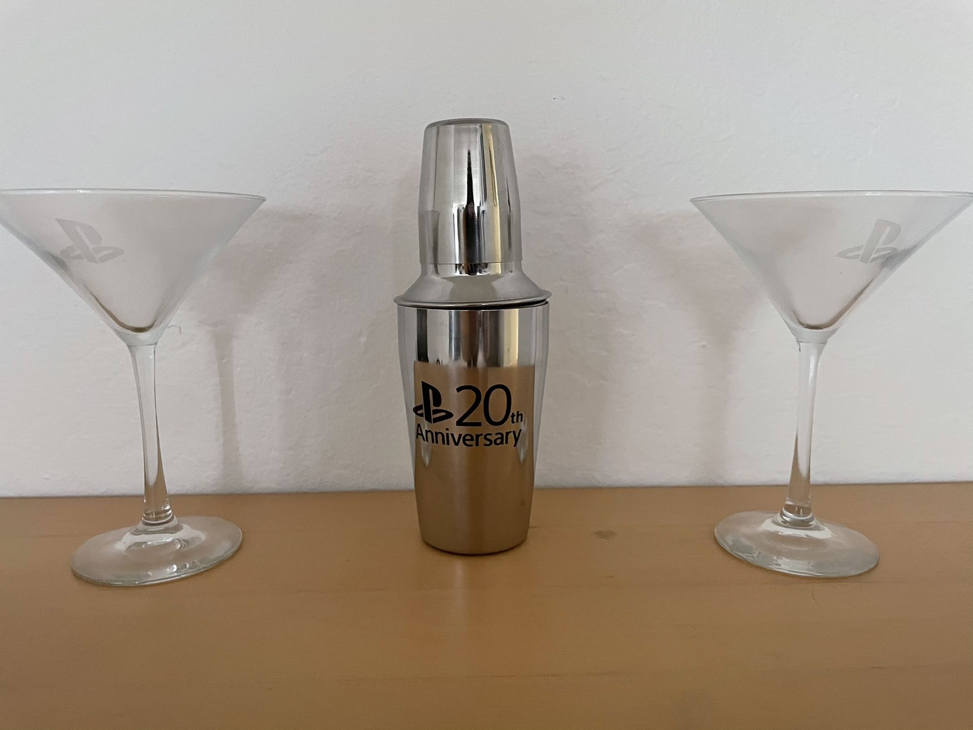 Playstation 20th Anniversary Martini Set Rare