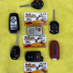 key fobs/ llaves y controles para carros