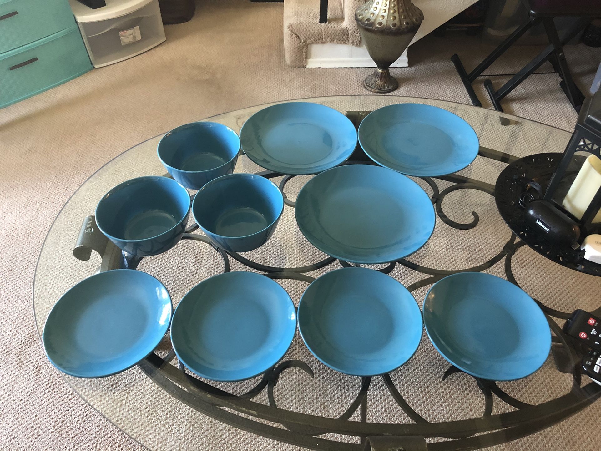 Target-Room Essentials-10 Pcs-Stoneware-Plates and Bowls-Fabulous!