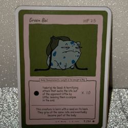 Bulbasaur Pokemon Card Ultra Rare Holographic Collectible 