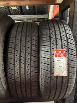 2 Used 235-60-18 Mohave Crossover Tires 180$ Installed and Balanced Located at 1305 Preston Ave Pasadena Tx 77503