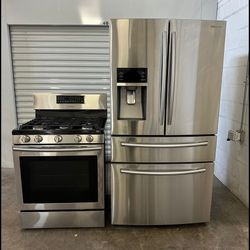 Refrigerator And Stove 