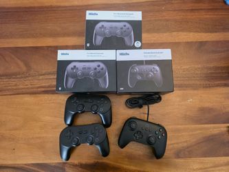 3 8bitdo Controllers (2 wireless, 1 wired)