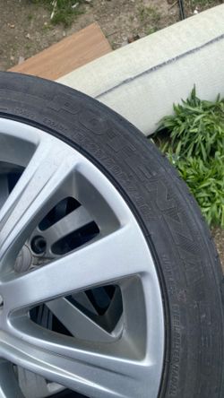 Set of 4 tires with rims