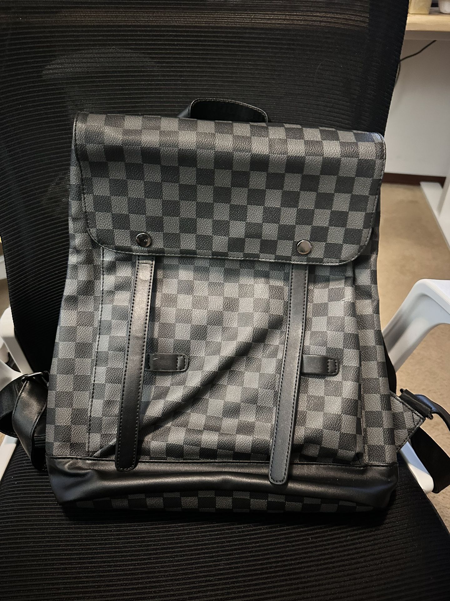 brand new leather backpack