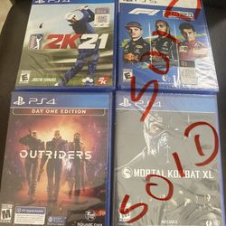 PS4 Games Sealed New 