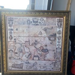 Super Cute Vintage Looking Map