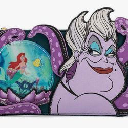 Loungefly Ursula Ball Flap Wallet New With Tags 