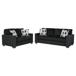 Brand New Black Couch And Love Seat